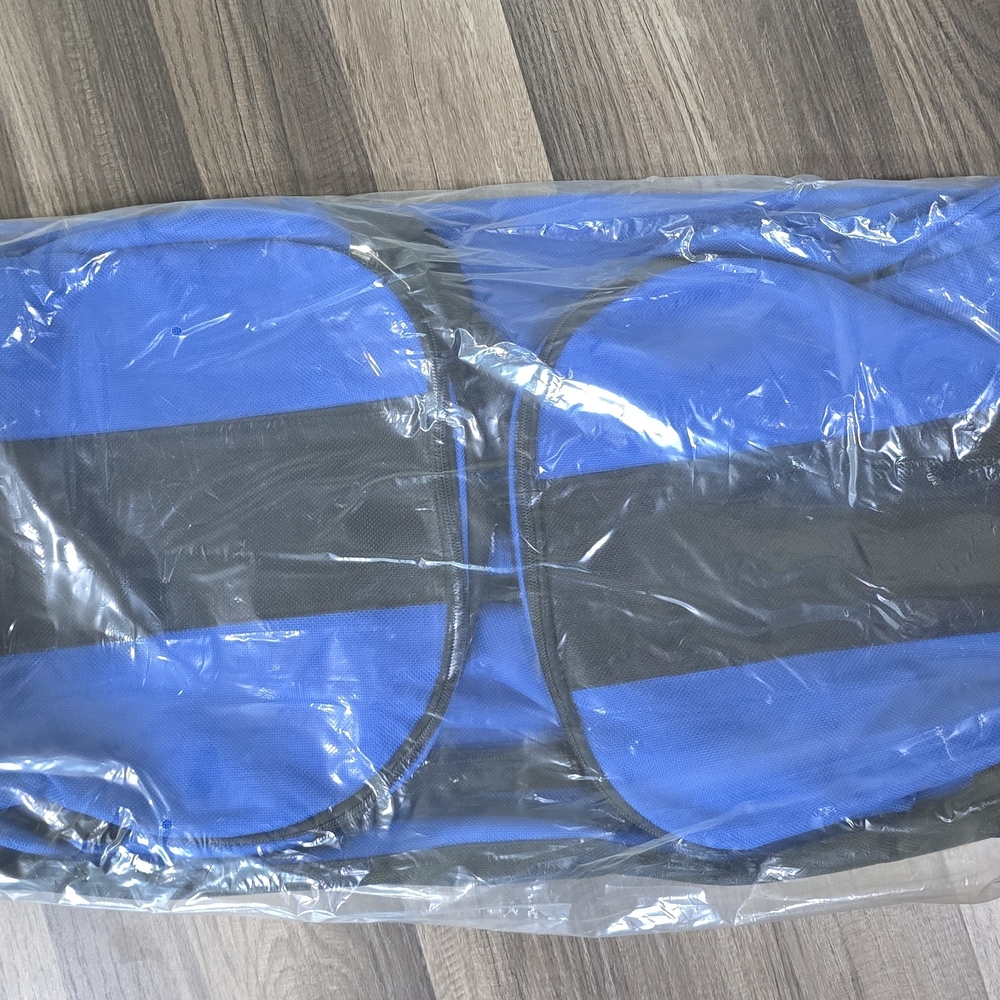 Justin Boots Blue and Black Travel Bag